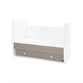 Bed DREAM NEW 60x120 white+string /transformed into a child bed/